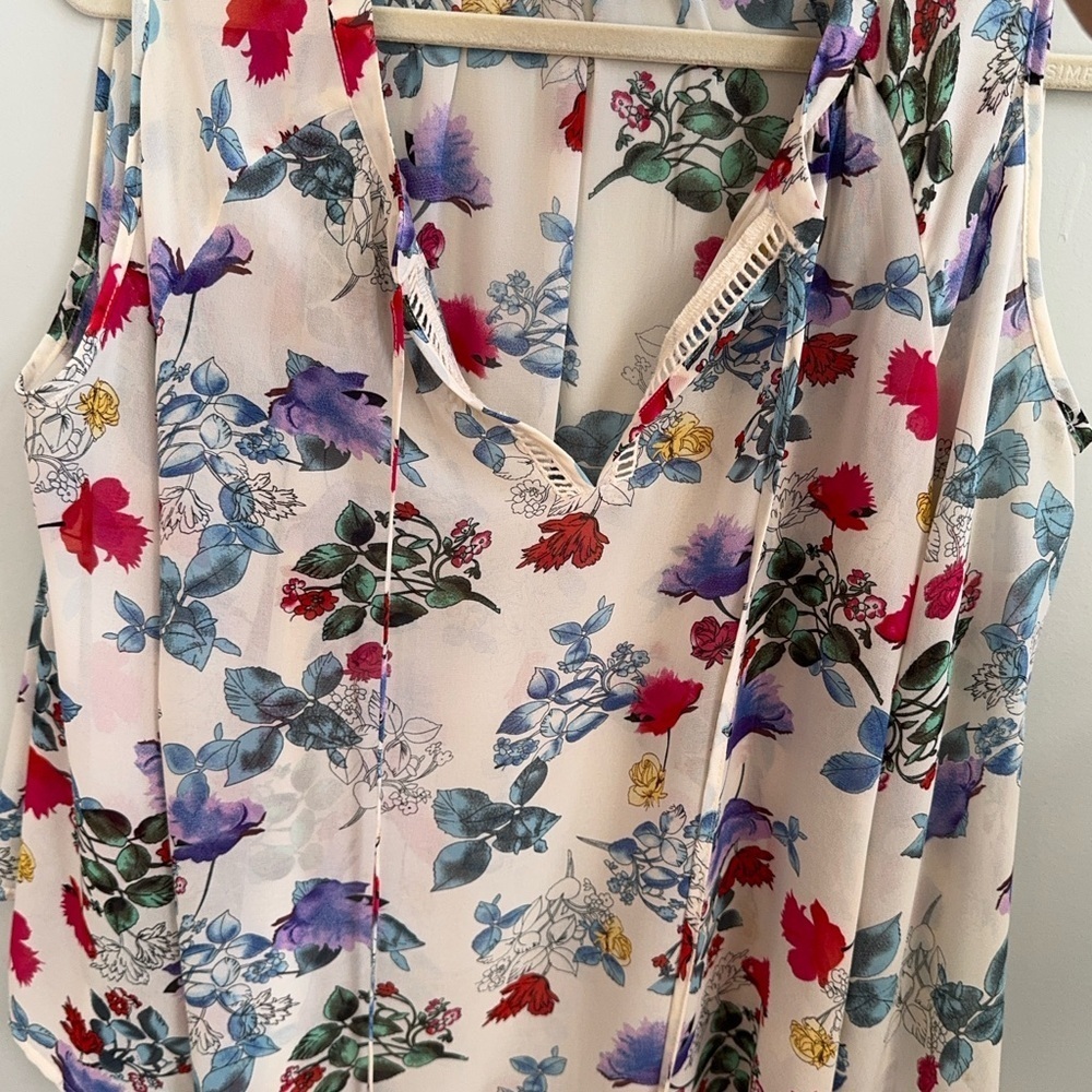 Black Rainn Cream cold shoulder flowy peasant blouse. - Picture 4 of 6